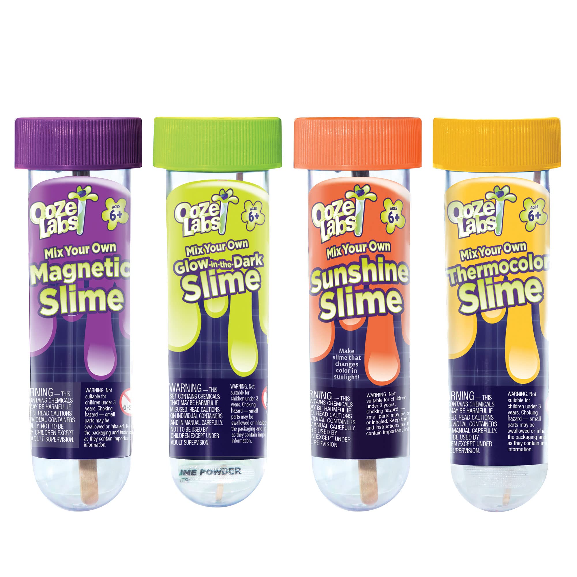 Amazon.com: Thames & Kosmos Ooze Labs: Mix Your Own Slime 12-Piece